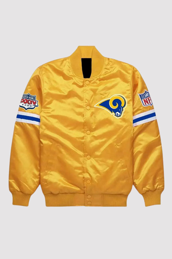Shop White LA Rams Cooper Kupp Satin Jacket